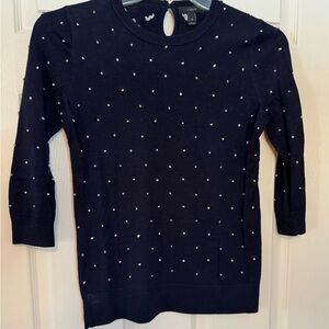 J Crew Embroidered Sweater